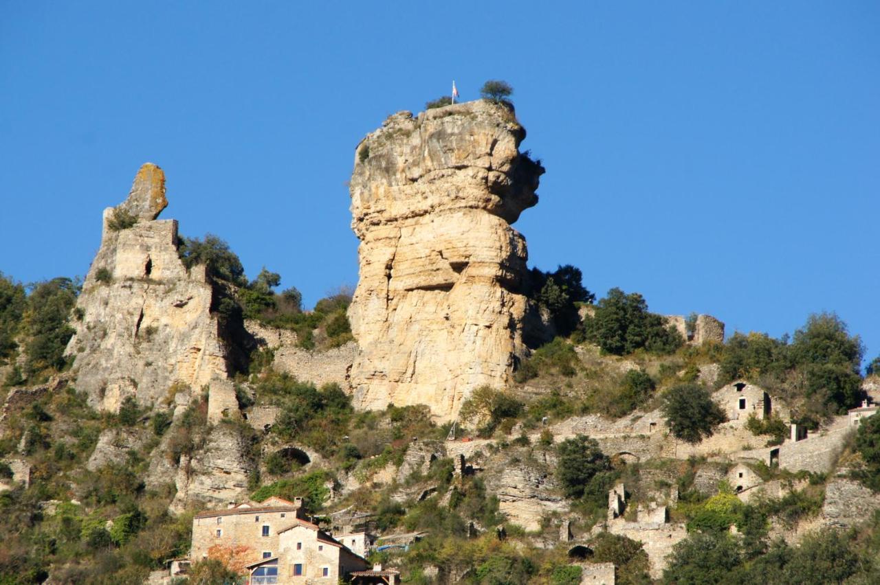 Maison Charmante Avec Vue Sur La Montagne, Mostuéjouls Exterior foto